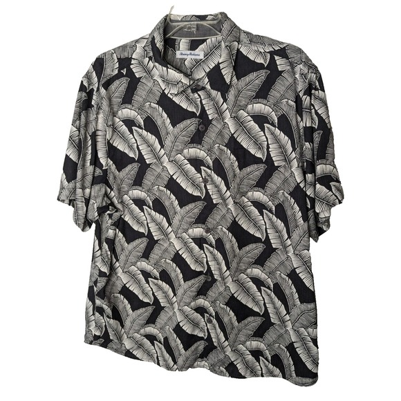 Tommy Bahama Vintage Mens Short Sleeve Hawaiian Camp Shirt 2XL Floral‎ Paradise - Picture 1 of 5